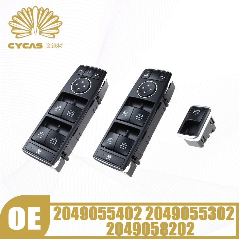 

CYCAS Electric Window Lifter Switch Button #2049055402 2049055302 2049058202 For Mercedes Benz C63 AMG W204 W212 X204 GLK C200