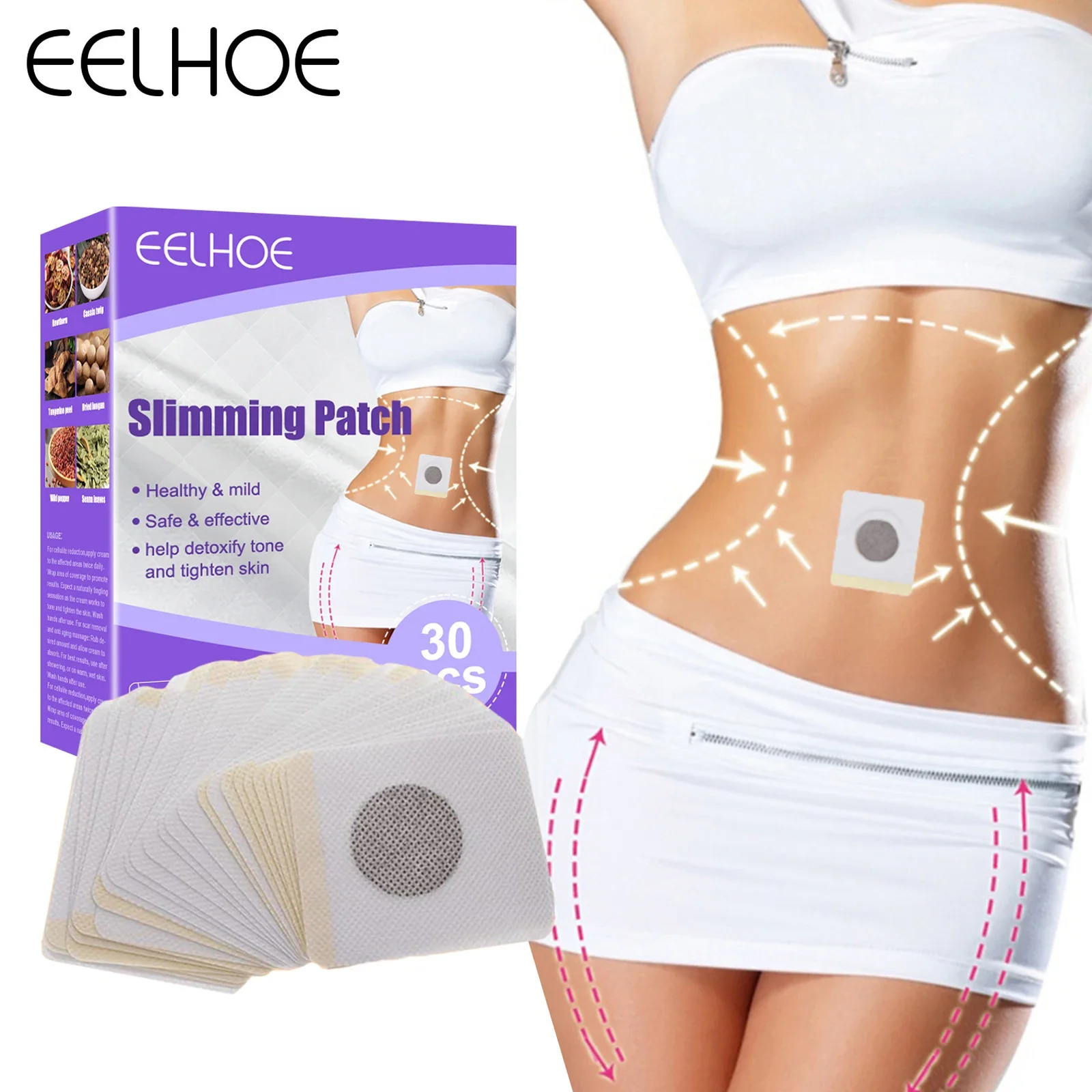 90/60/30 Slimming Patch Detox Healthy Weight Loss That Actually Work Fast Navel Belly Stick Sheet Fat Burning Diet Patch Sticker