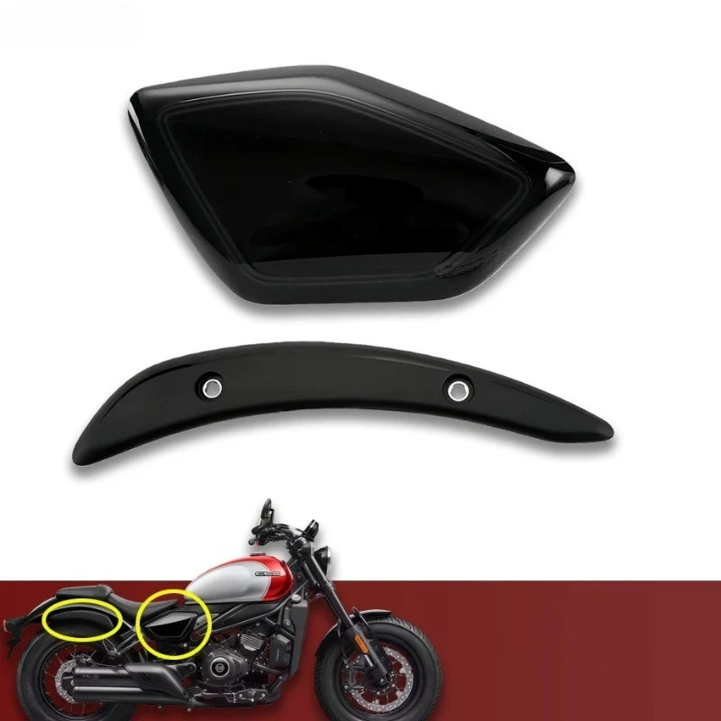 Image of Für CFMOTO CF450CLC 450CLC CF400-10A Motorrad Vordersitzkissen untere Schutzplatte hinterer Kotflügel seitliche dekorative Abdeckung CLC450