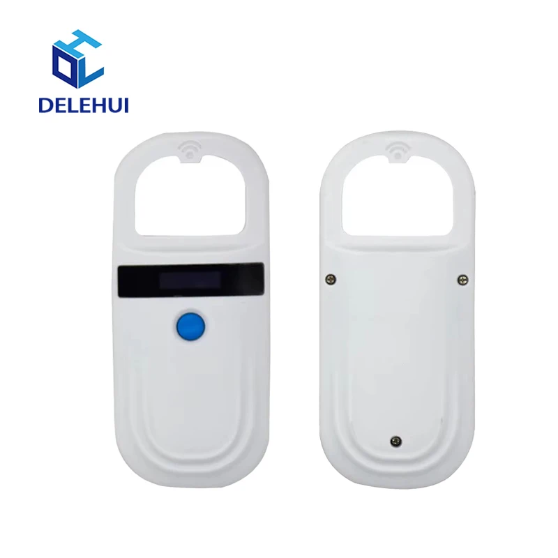 Leitor ws180 1 134.2khz rfid leitor de animais pet id scanner emid FDX-B iso 11784/85 microchip tag registro para vaca peixe cão