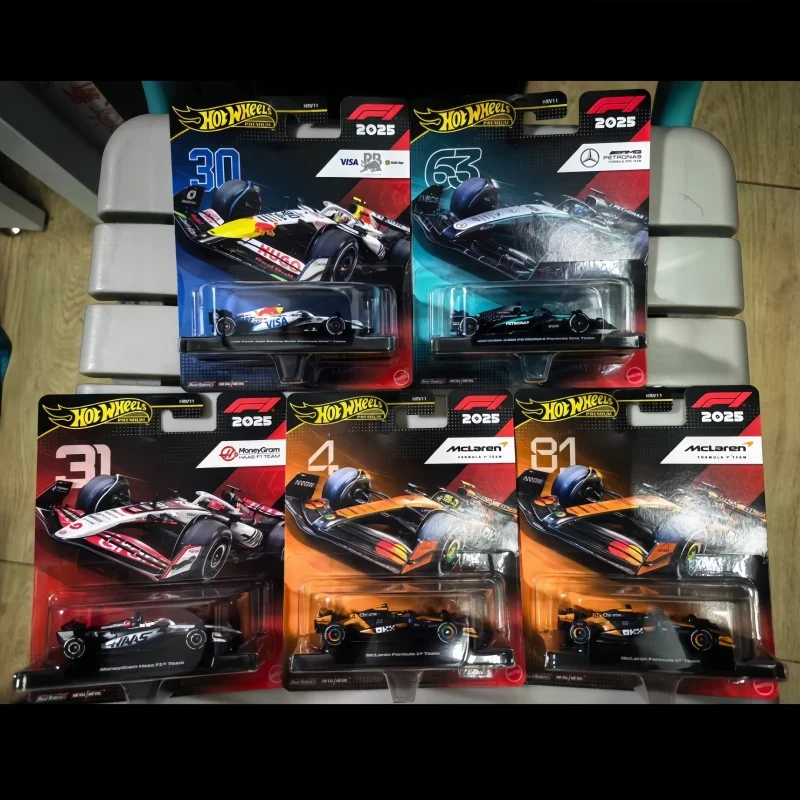 Hot Wheels Formel 1 HRV11-9C6J F1 Racing Series Limited AMG McLaren Druckguss-Legierung Modellautos Sammlung Spielzeug Geschenke Überraschung