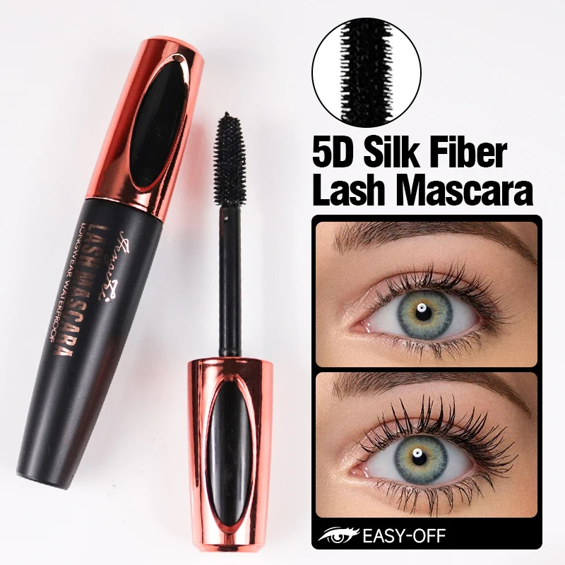 Waterproof Rimmel 4D Silk Fibers Lashes Mascara Effet Faux Cils Rimel Macara Alarga Crecimiento De Pestañas Lashlift Bulklash