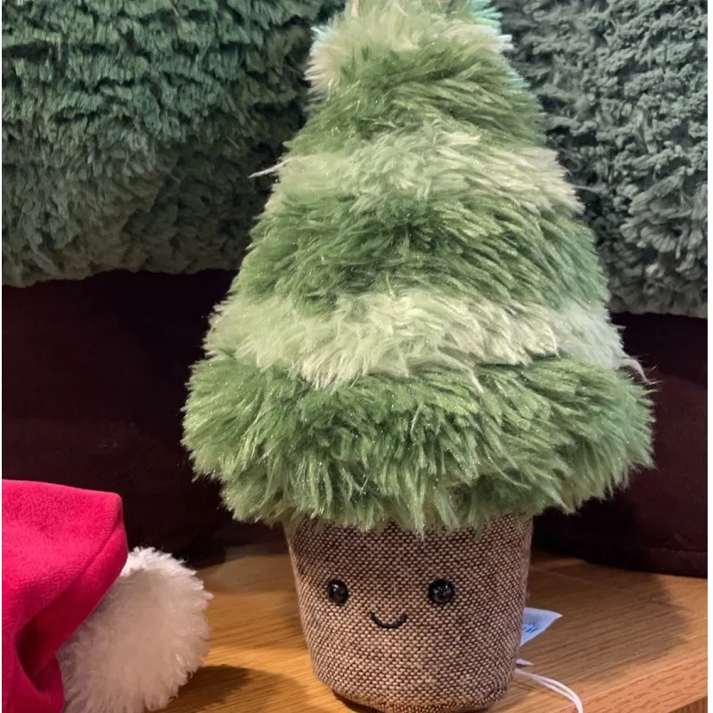 مضحك شجرة عيد الميلاد ألعاب من القطيفة لطيف الكرتون الزنجبيل الدمى لينة شكل نجمة القمر محشوة للأطفال مهرجان ديكور هدية حفلة #4