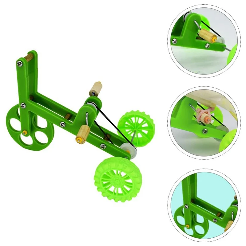 XFDE Juguete de Entrenamiento de loros Mini Bicicleta Juguete de Entrenamiento de Inteligencia para Periquito Cacatúa (Verde)