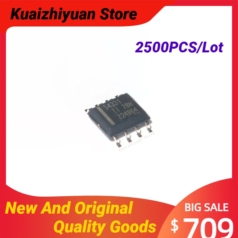 2500PCS/Lot New And Original TPS54331DDAR 54331 TPS54331DDA Step-Down Converter SOP8 TPS54331 Quality Goods