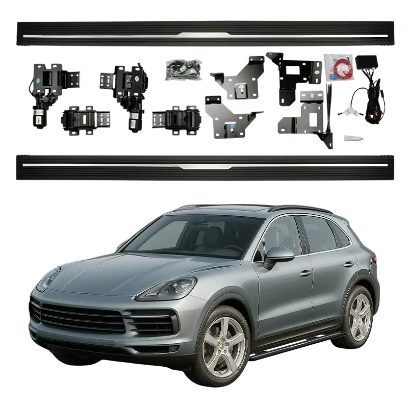 Hot Sale High Quality Accessories Power Threshold Power Running Board For Porsche Cayenne Electric Side Step