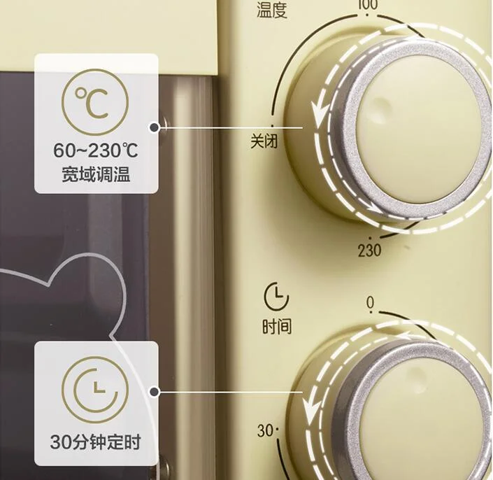 قوانغدونغ الدب البسيطة DKX-D11H5 11L فرن كهربائي المشوي فرن الخبز المنزلية 220-230-240 فولت آلة الخبز كعكة المنزلية