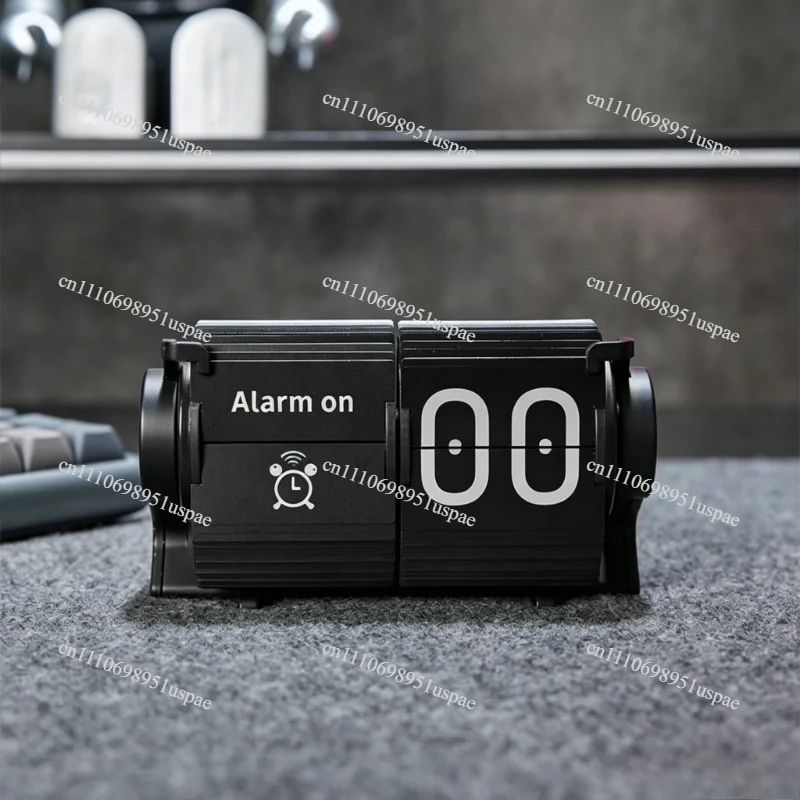 Creative Time Management Timer Alarm Clock Desktop Mechanical Multifunctional Flip Clock Intelligent Automatic Calendar Flip