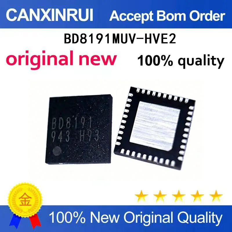 

(5-100 Pieces) Brand new original BD8191MUV-HVE2 BD8191 QFN40 spot chip IC