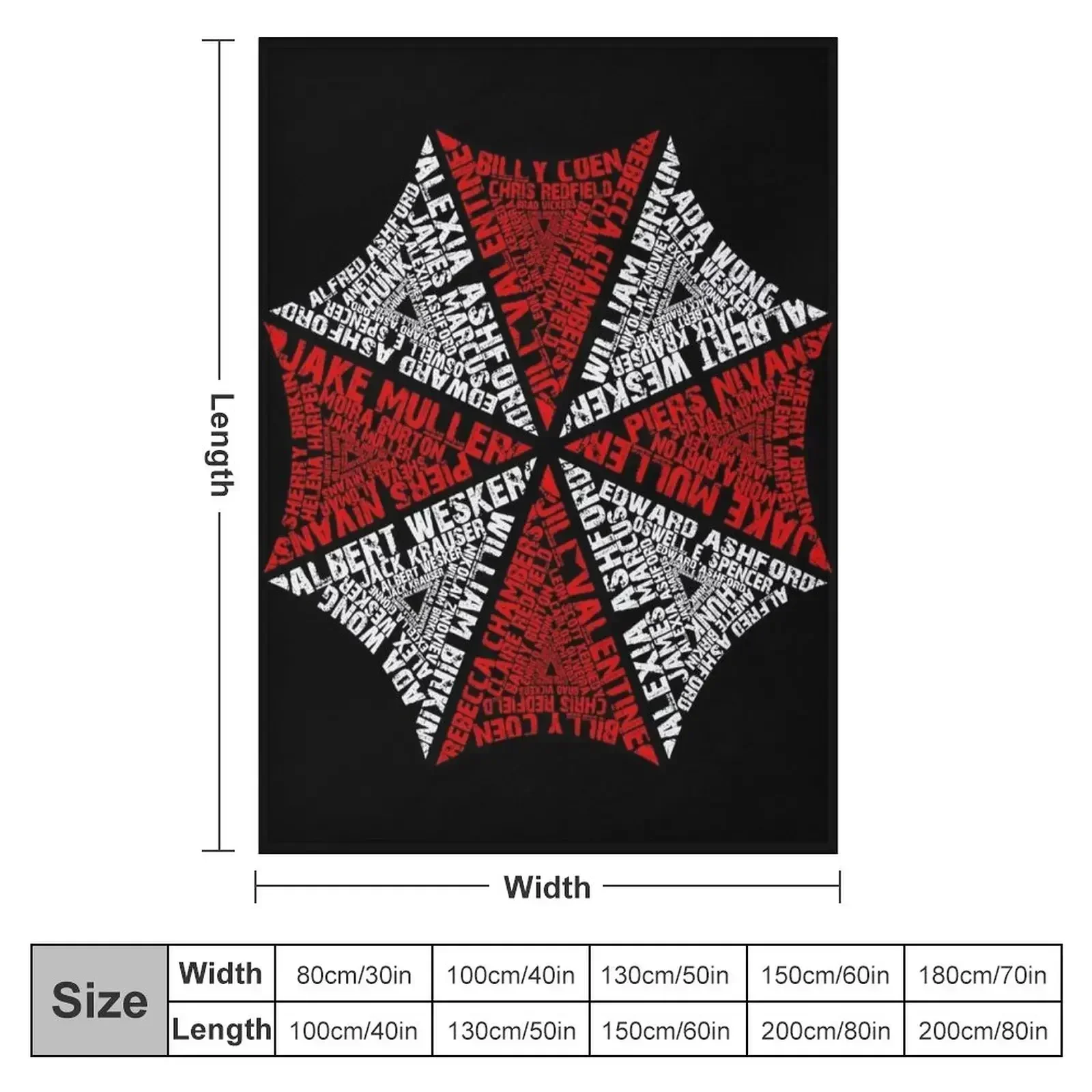 Umbrella Company Throw Blanket Plush Hair Polar Luxury Designer Blankets
