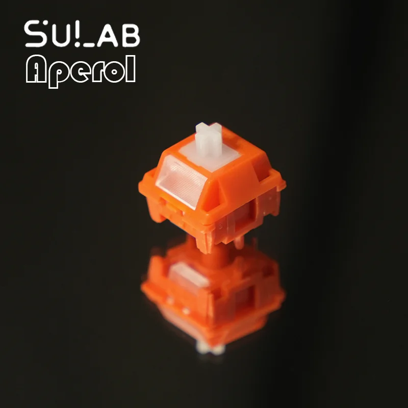

HMX SU LAB Aperol Keyboard Switch 37/42/48g 5 Pin Semi-Silver Switch Gaming Customized Quick Trigger Switch Accessories