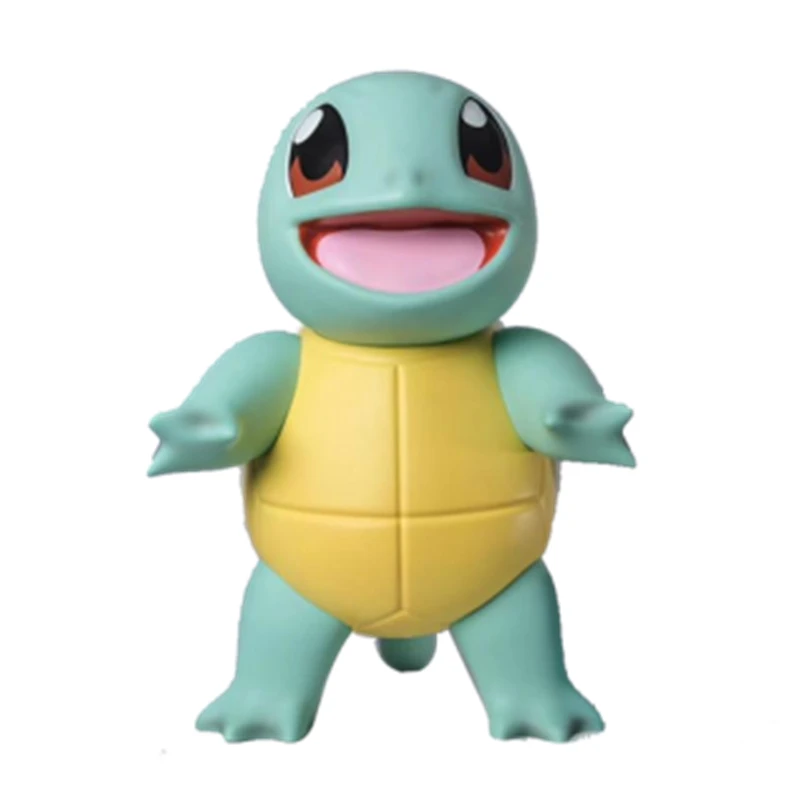 40CM Pokemon Anime Squirtle Figure Kawaii Open Mouth Action Figurine Decoration PVC Model Statues Toy for Kid Birthday Xmas Gift