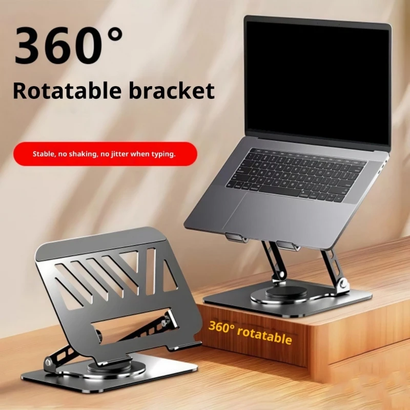 Laptop Stand Risers Solid Carbon Steel Construction Foldable Design For Tablets Phones Enhances Support Rack Holder 896C