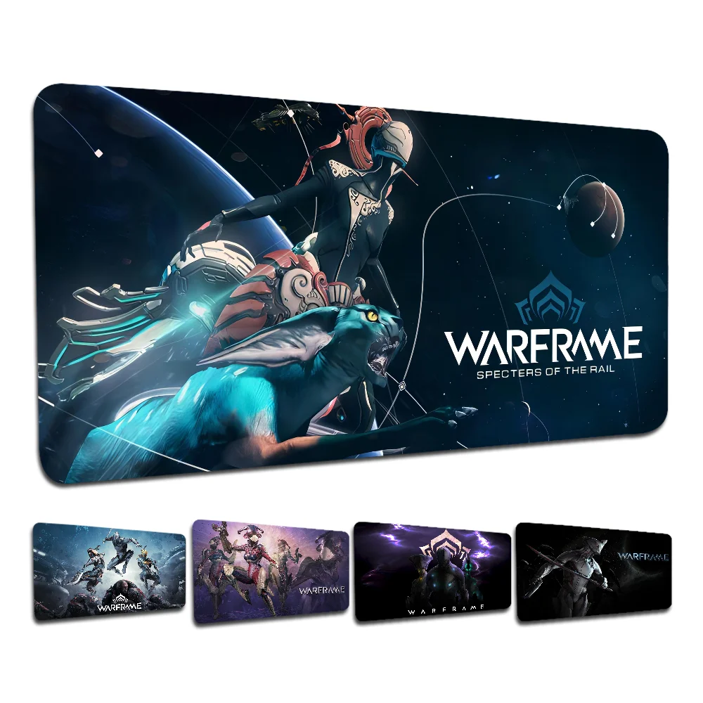 Warframes Gamer Hot Rubber Mouse Durable Desktop Mousepad Size for large Edge Locking Game Keyboard Pad