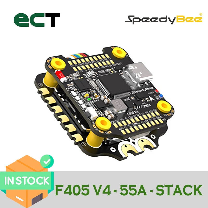 

SpeedyBee F405 V4 BLS 55A 30x30 FC&ESC Stack 3-6S Lipo FC For RC FPV Freestyle Drone F405 V4 FC + 60A BLHeli_S 4-in-1 ESC