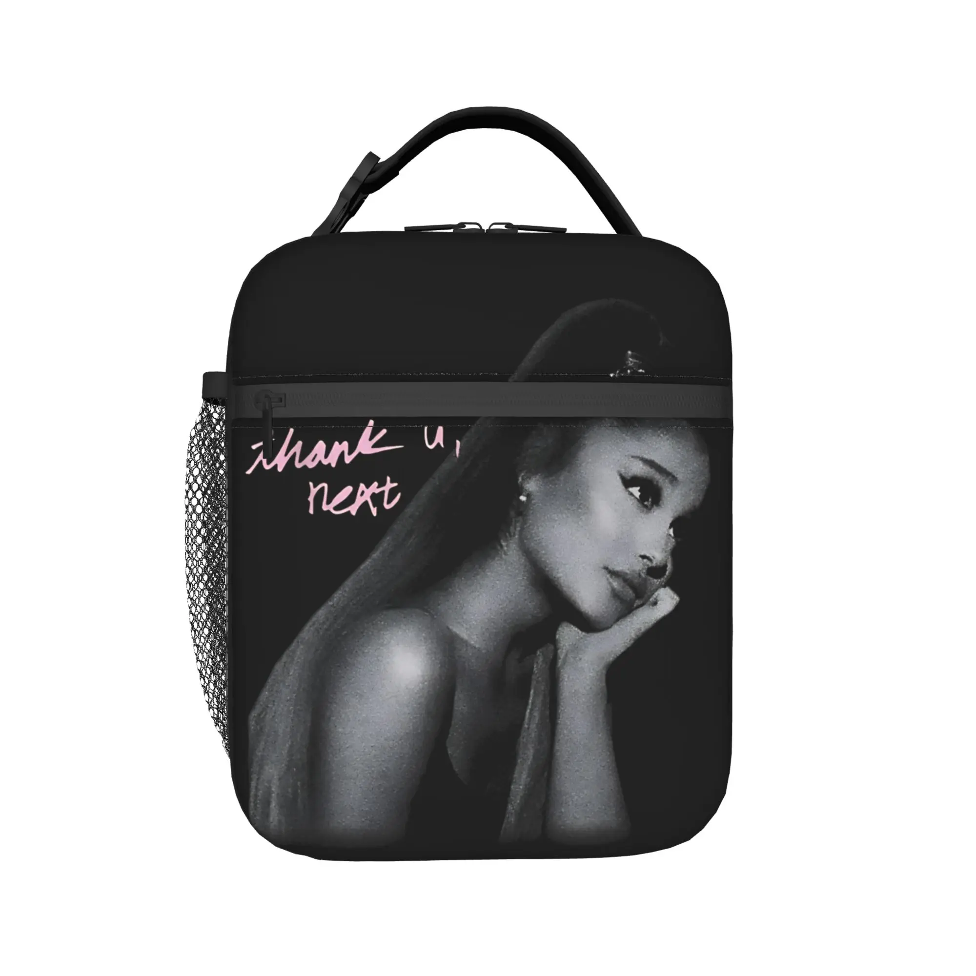 Arianas Grandes Insulated Lunch Bags Cooler Bag Reusable,Lunch Container  High Capacity Lunch Box Tote Food Storage Bags