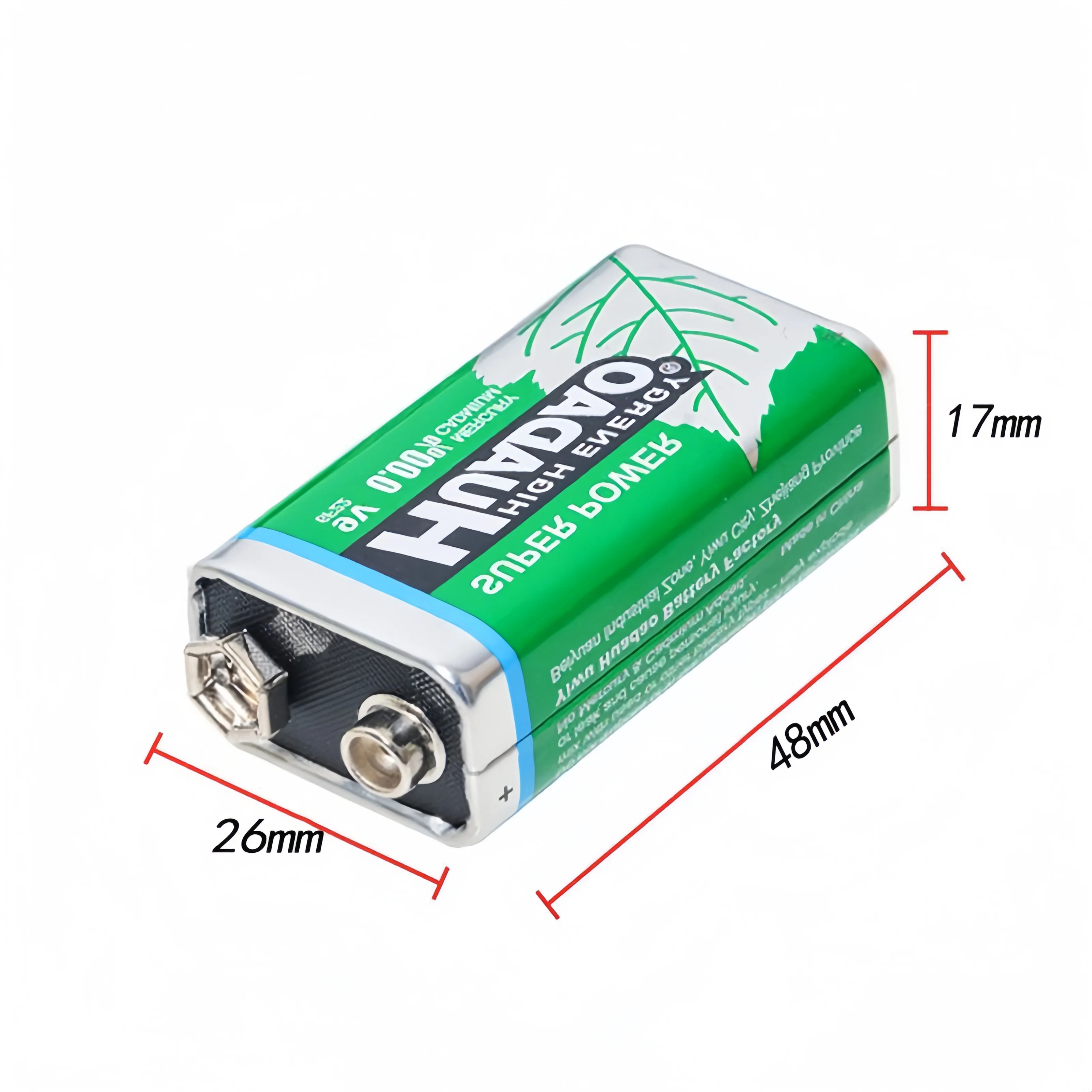 High quality 9V 1100mAh Battery 6F22 Dry Battery,For Microphone Multimeter Smoke Alarm Walkie Talkie Electric Guitar Detector
