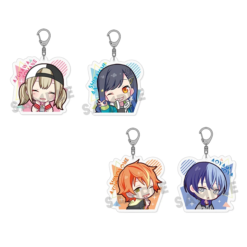 5pcs Anime Characters Acrylic Keychain Set, Gift for Cosplayers