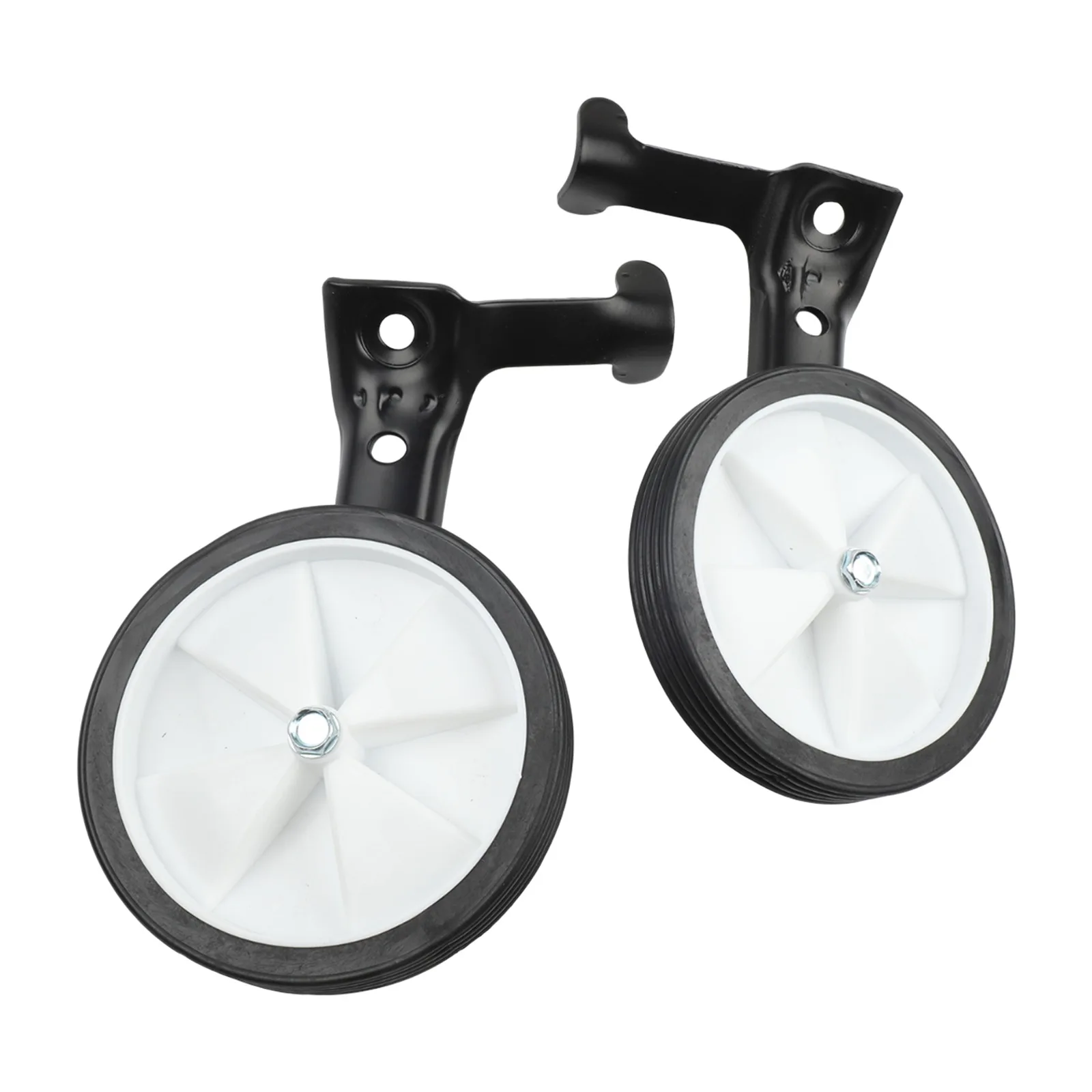 

Обучающие велосипедные серебряные тренировочные колеса для велосипеда, велосипедные тренировочные колеса для начинающих, аксессуары, регулируемые тренировочные колеса