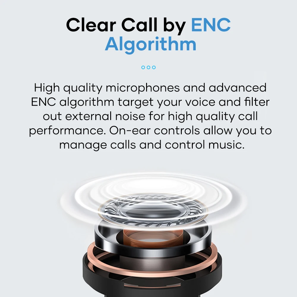 Wavefun 스타 블루투스 무선 헤드폰, 음악 게임 듀얼 모드 이어폰, ENC 알고리즘 무선 이어버드, V5.3