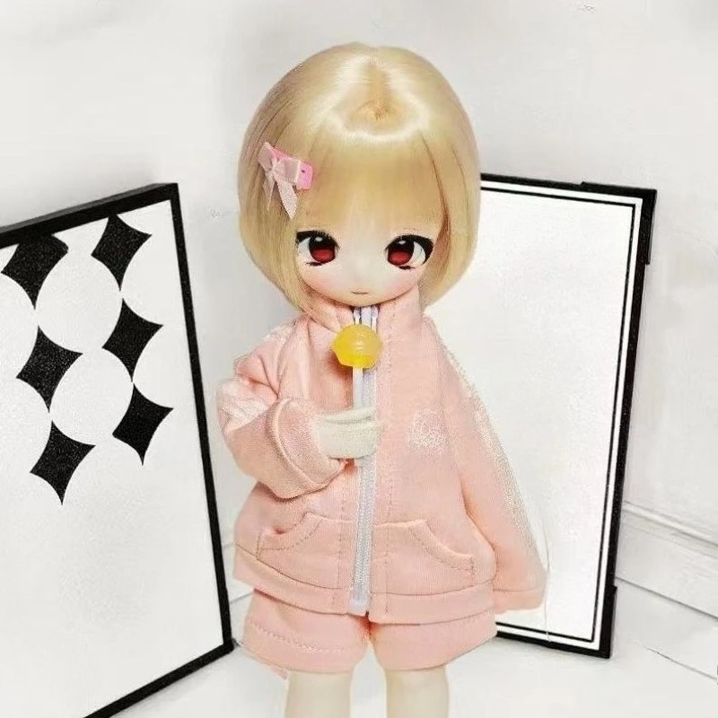 1/6 Doll's Clothes Suit for 30cm Bjd Doll Outfit Sports Set Top+shorts Dress Up Play House Girl Toys Doll Accessories, No Doll