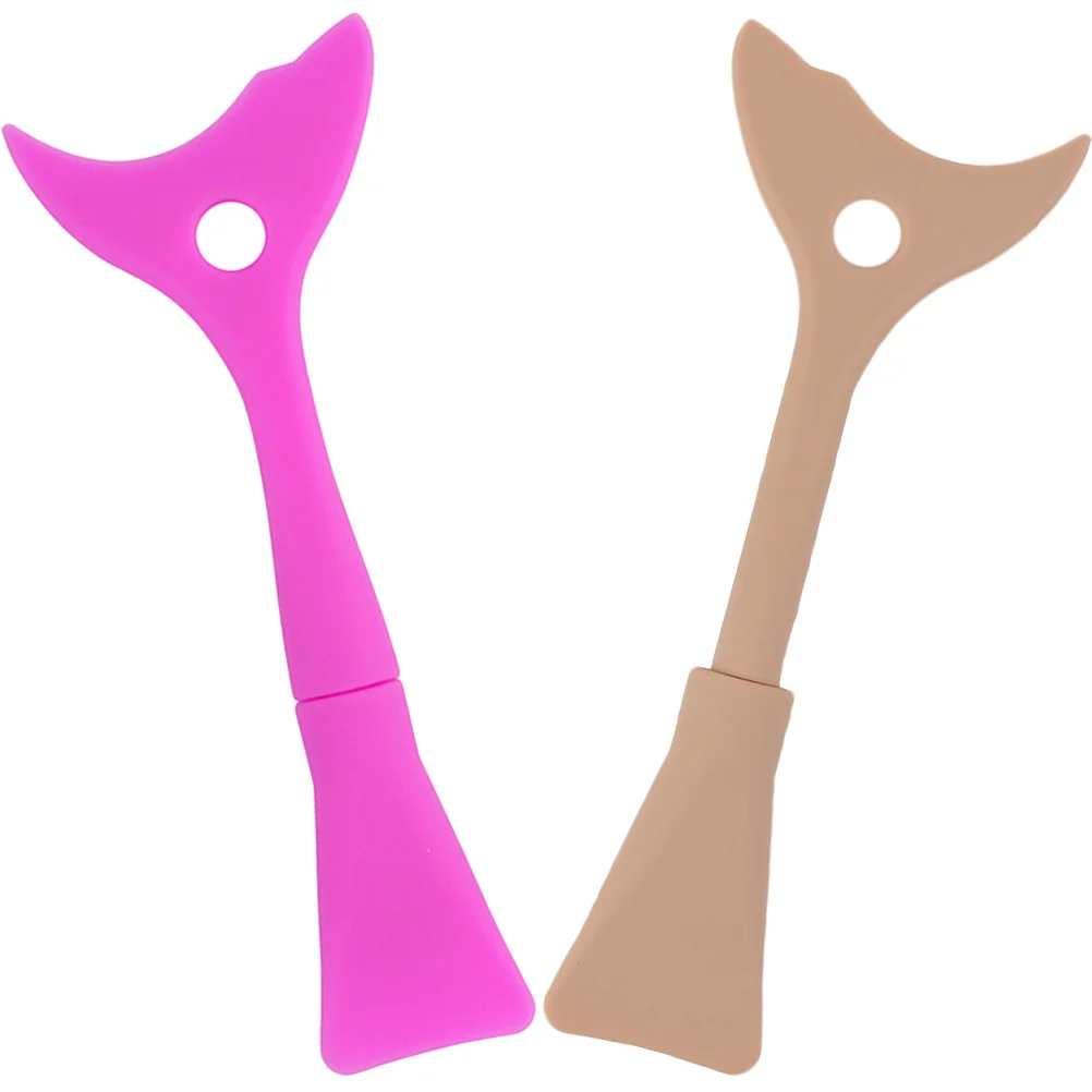 

2Pcs Eyelash Shield Tool Silicone Eyeliner Guard Applicator Smooth Eye Makeup Pad Mascara Drawing Aid Mascara Shield