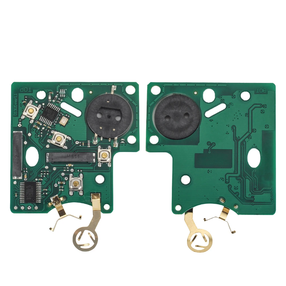 KEYYOU-tarjeta de llave remota de coche, dispositivo con Chip PCF7952 de 433MHz, 4 botones, para Renault Megane III, Laguna III, Koleos CLIO,