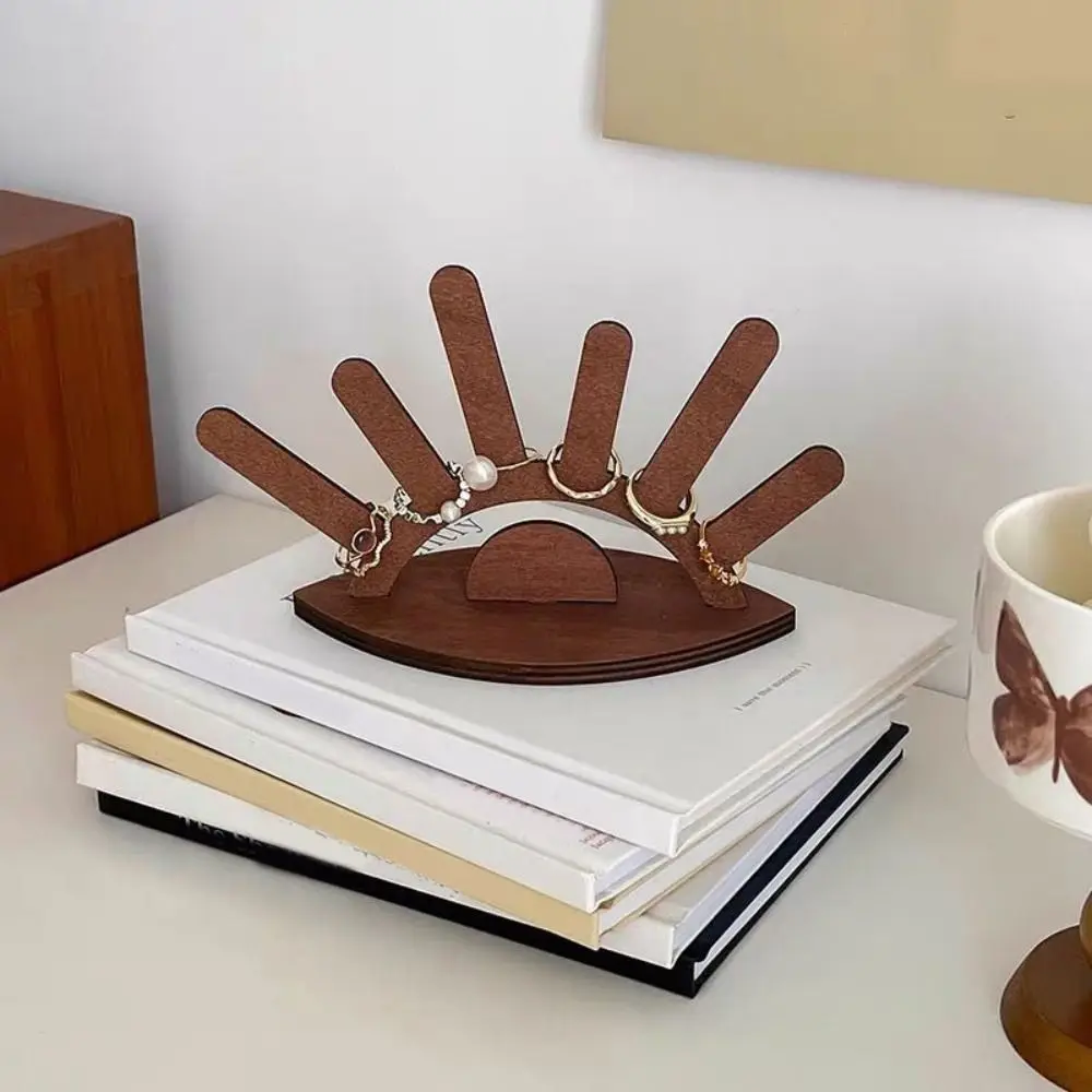 

DIY деревянный держатель для ювелирных изделий, подставка для хранения ювелирных изделий ручной работы, украшения, ожерелье, браслет, кольцо, стеллаж для выставки товаров ювелирных изделий