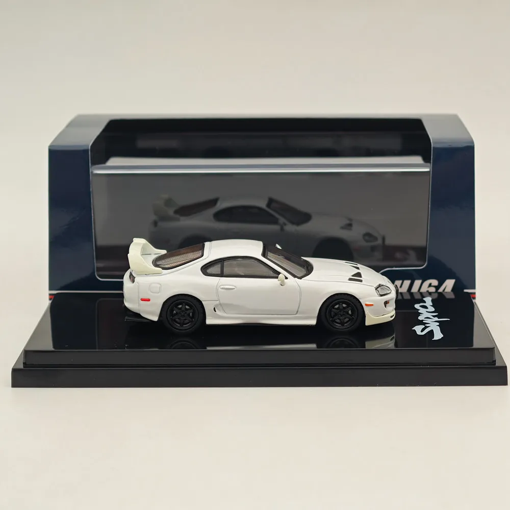 1/64 Hobby Japan For SUPRA (JZA80) JDM CUSTOMIZED VERSION WHITE II HJ644042W Diecast Models Car Collection Auto Toys Gift