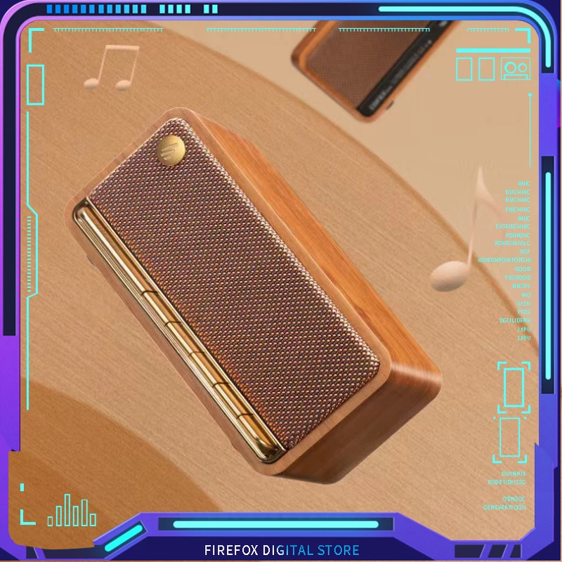 

Original M230 Wireless Bluetooth Speakers Wooden Mini Portable HIFI Bedroom Desktop Decorations Water Proof IPX 4 Home Speaker