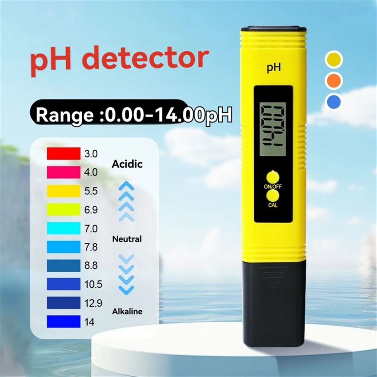 A79G 물 PH 테스터 디지털 PH 측정기 자동 교정 0.01 티타늄 프로브 수질 테스트 모니터 수족관 풀 A