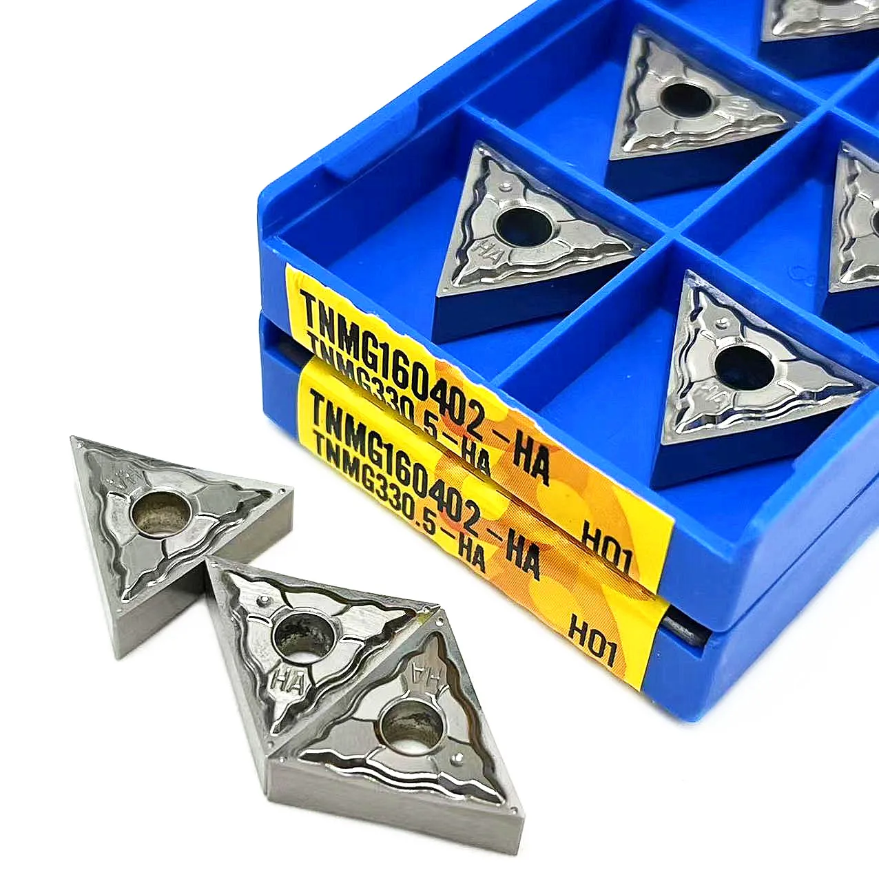 Tnmg160404 Tnmg160408 Ha H01 Hardmetalen Cnc-Machine Inzetstuk Tnmg 160404 160402 Aluminium Frees Draaigereedschap 10 Stuks