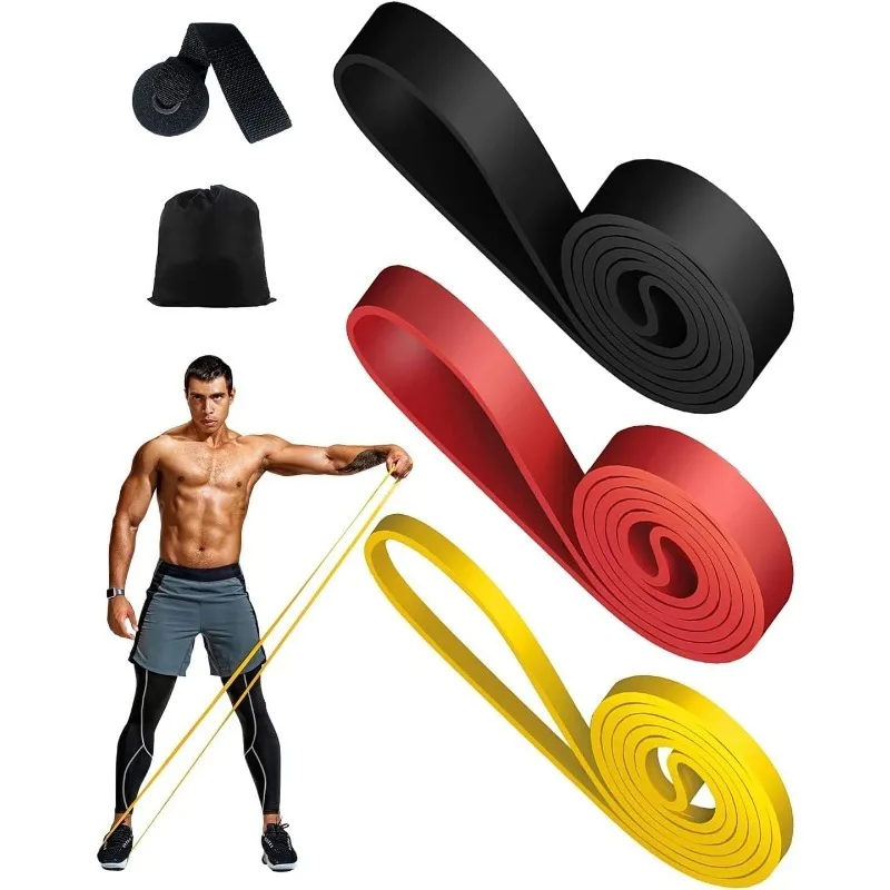 

3 шт. эспандер с дверным якорем для тренировок по пилатесу, йоги, растяжки, реабилитации тела, эластичная тяга для бодибилдинга