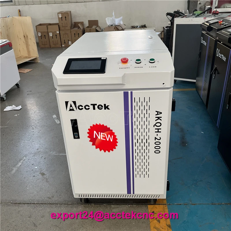 

AccTek Customized 2000W Portable Laser Rust Remover Dust Old Paint Laser Cleaner Hand Held Fiber Laser Welding Machine 3 In 1