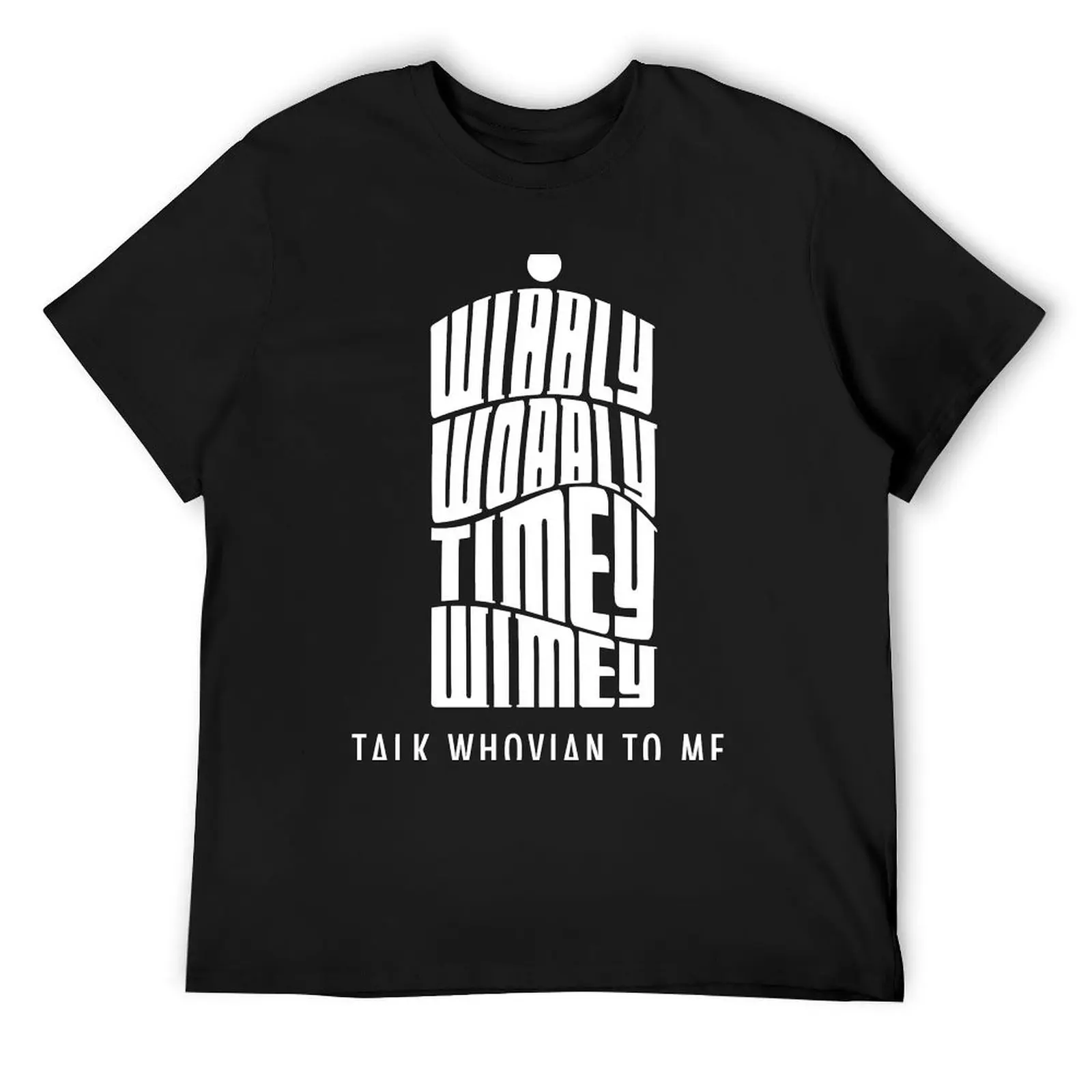 Talk Whovian To Me T-Shirt tops hippie clothes tees korean fashion mens champion t shirts