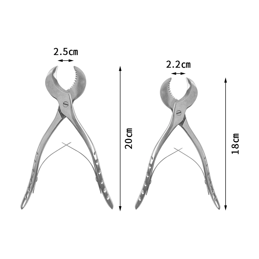 1pcs Dental Plaster Shears Large/Small Stainless Steel Plaster Forceps Gypsum Pliers Scissiors Dentistry Lab Instrument Tools