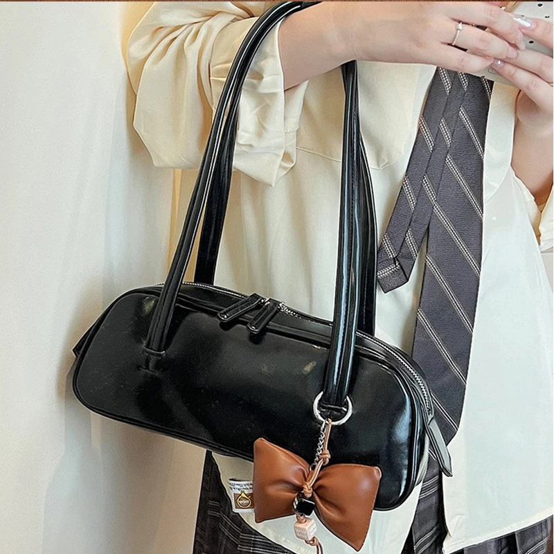 

Korean Shoulder Bag High-end Fashion Retro Handbag Without Pendant Casual Versatile High-quality Commuting Women's Underarm Bag