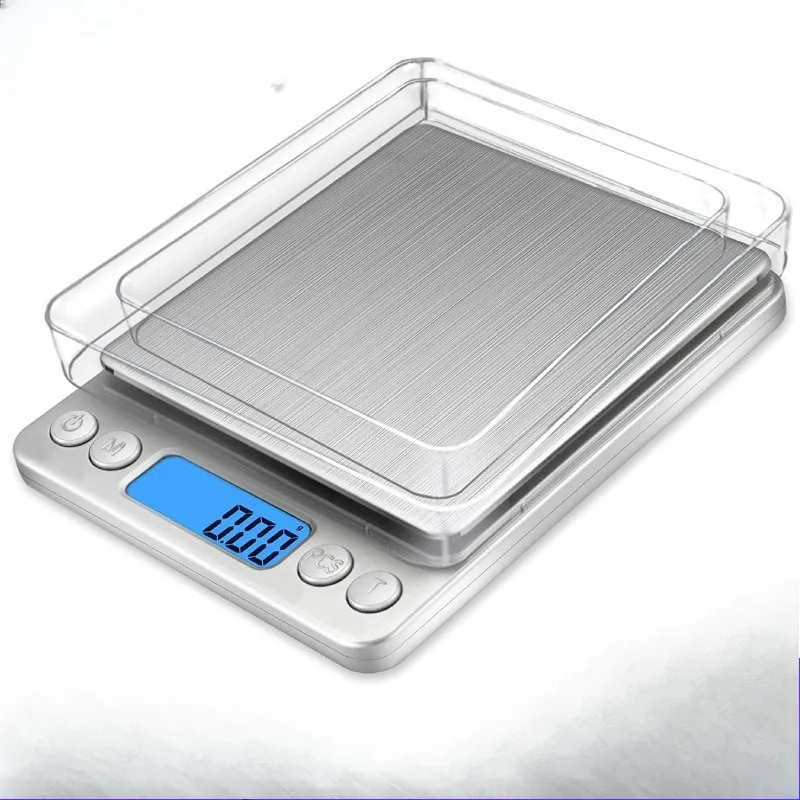 ميزان رقمي صغير للمطبخ، مقياس الخبز، مقياس مجوهرات من الفولاذ المقاوم للصدأ، مقياس قيراط، مقياس ذهبي #6