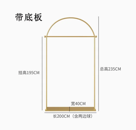 

Элитная вешалка для свадебных платьев, боковая подвесная вешалка для платьев в студии
