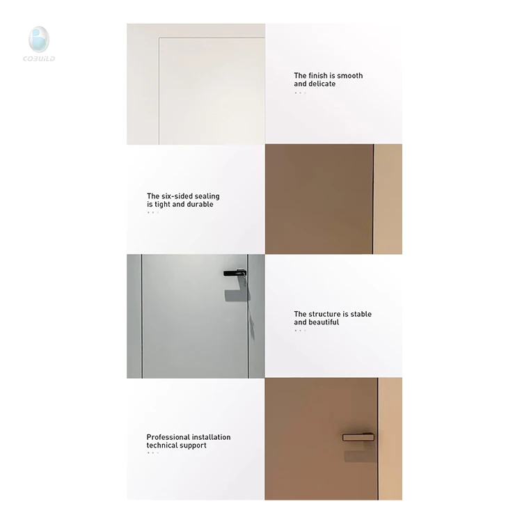 Wooden main door factory cheap wooden bi-fold door interior
