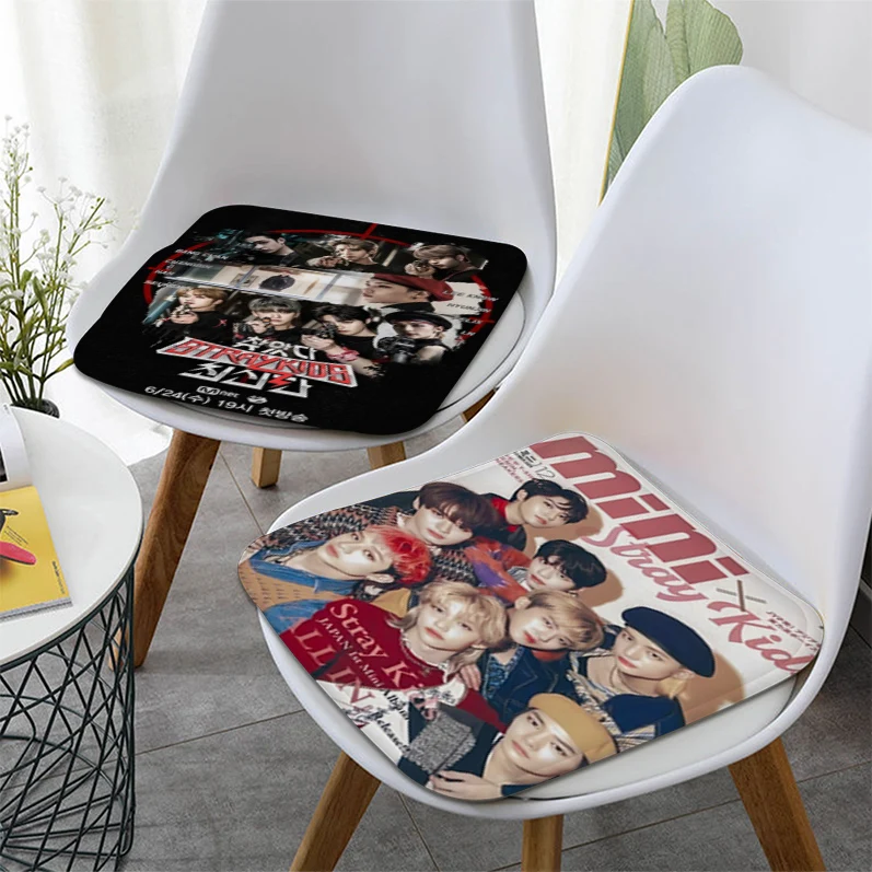 KPOP S-Stray K-Kids Tie Rope Chair Mat Soft Pad Seat Cushion For Dining Patio Home Office Indoor Outdoor Garden Stool Seat Mat