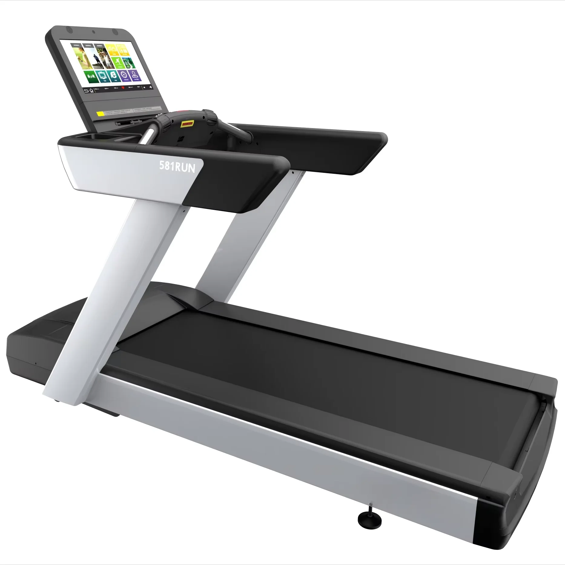 Hot Sale Commercial Running Machine Motorized Treadmill Gym Fitness Equipment with LED LCD Screen for Electric Cardio Training