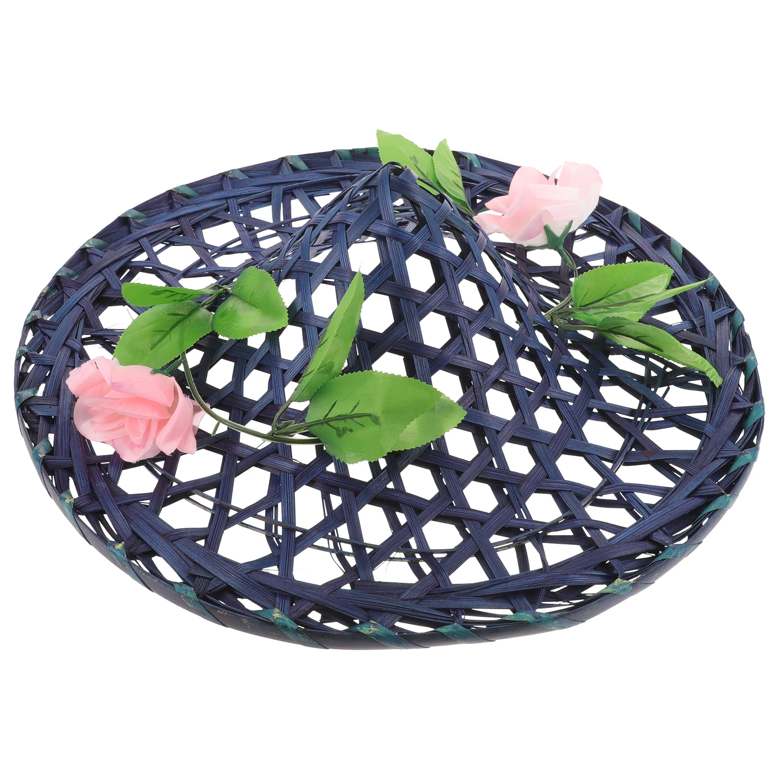 

Bamboo Woven Stage Performance Hat Lightweight Comfortable Rustic Cosplay Party Hat Chinese Bamboo Prop Woven Hats