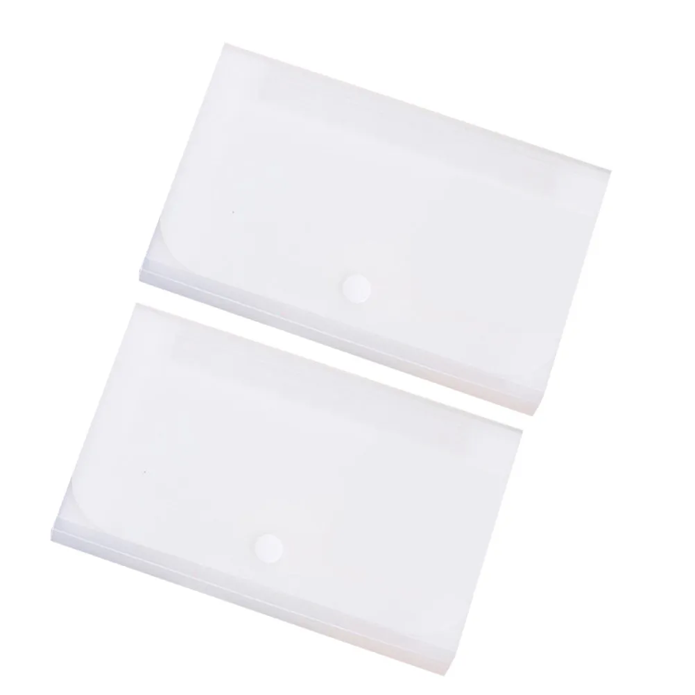 2Pcs Premium Plastic Accordion File Folder Lightweight Dust Resistant for Students Teachers Professionals File Organization
