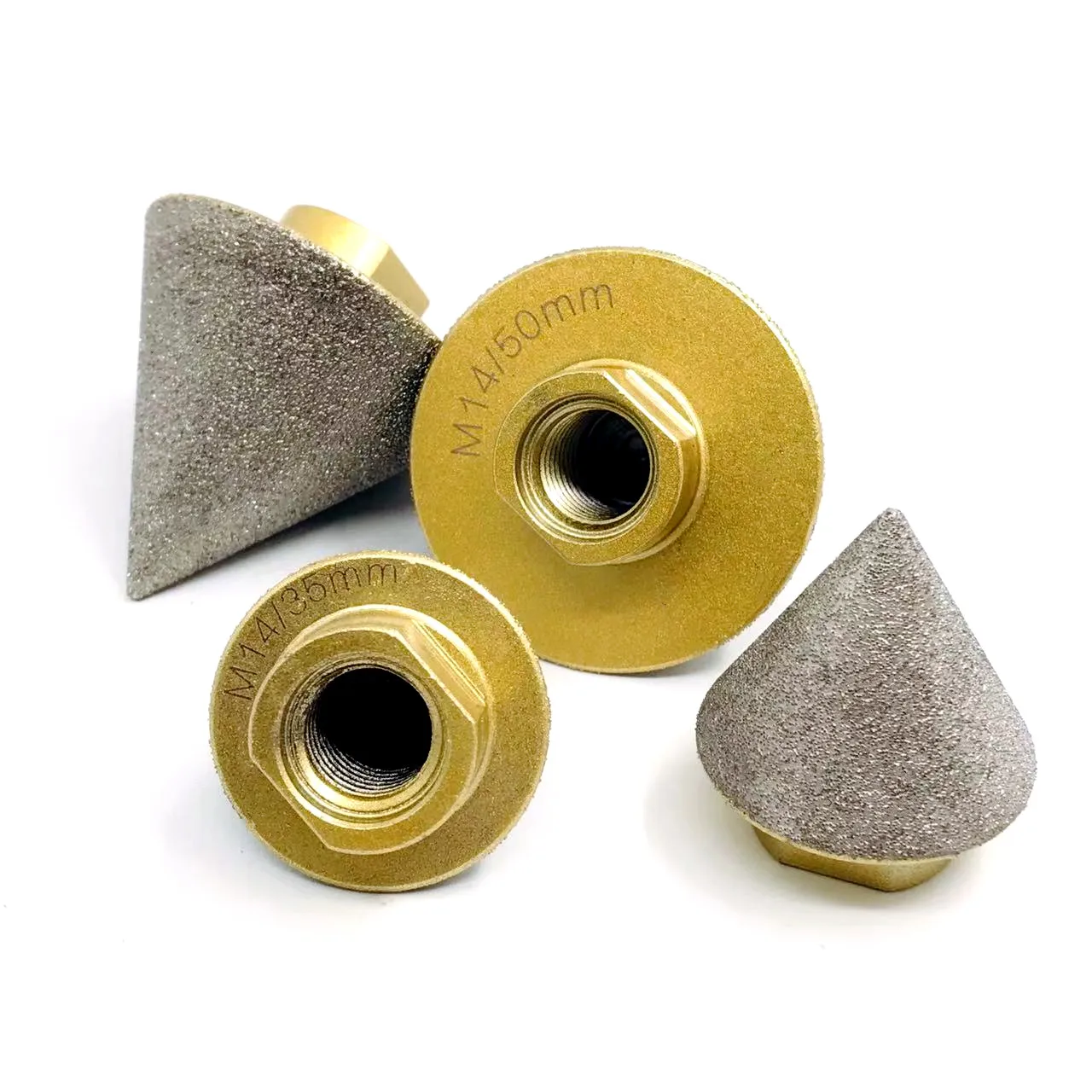 M14 Diamond Chamfer Bits Dia35-50mm Milling Tile Cutter Marble Concrete Hole Saw Masonry Drilling Crowns Construction Job Tools