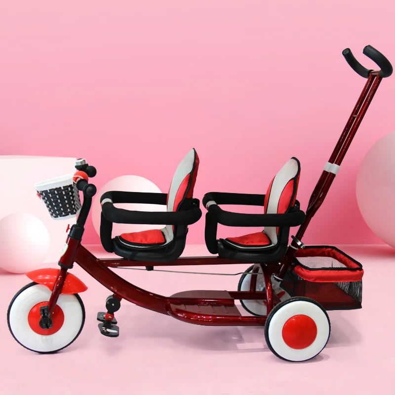 Double car, children's stroller, bicycle, light stroller, twin stroller, tricycle