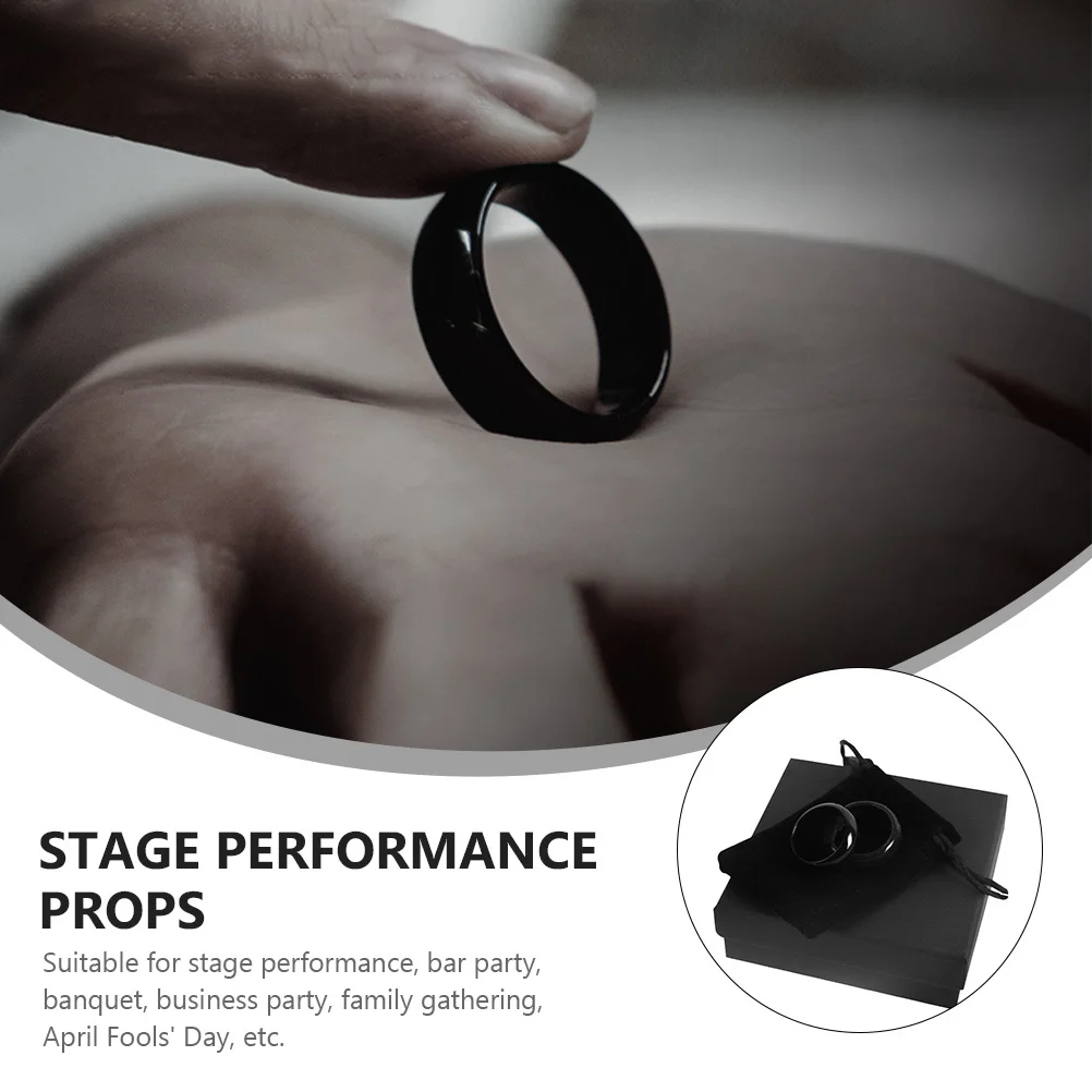 

1Set Stage Performance Props Jumping Rings Visual Effect Trick Gimmick for Party Supplies Close Up Performance Prank Ring