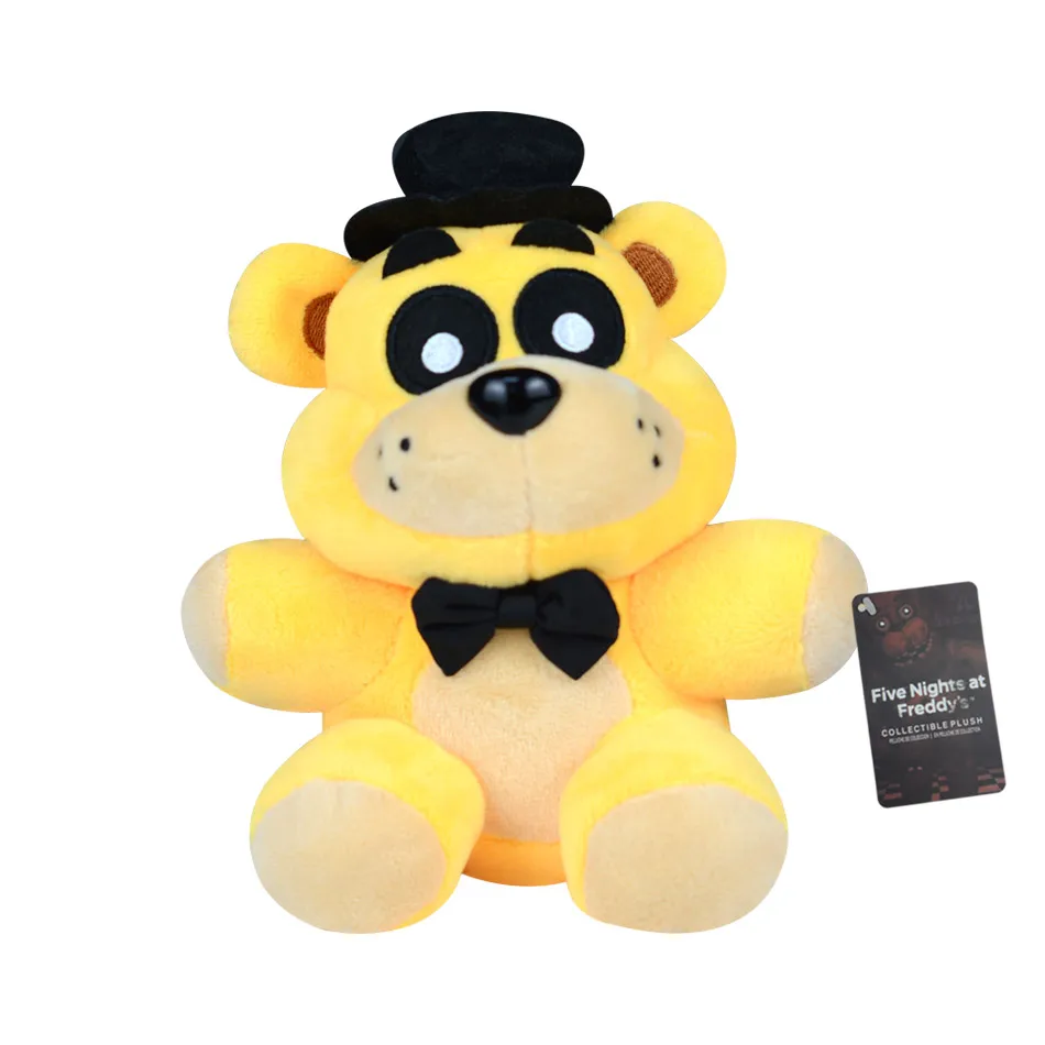 Spot nouveau FiveNight à Freddy Fnaf mignon jouets en peluche jeu poupée Bonnie ours Foxy dessin animé poupées en peluche Freddy jouets pour enfants Gif