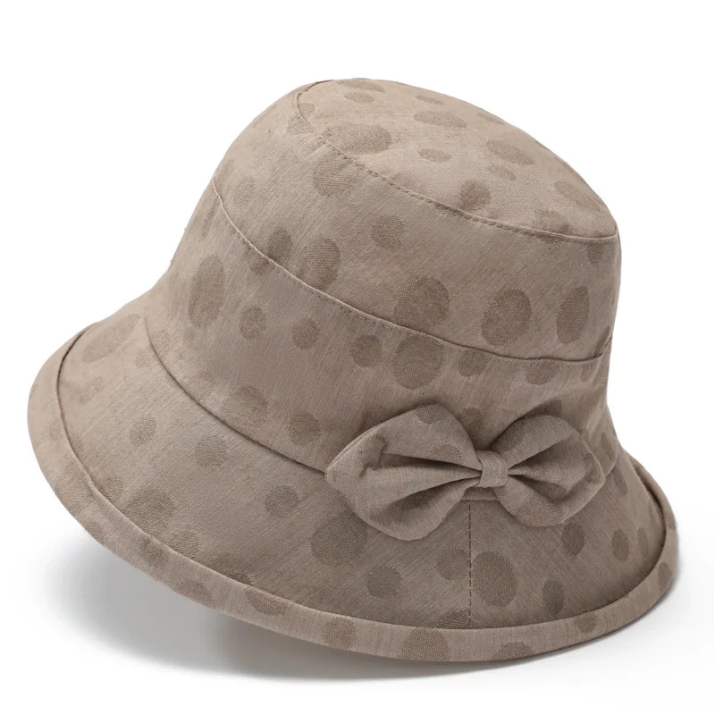 Mom Hat Women's Spring/summer Bucket Hat Short Brim Thin Cloth Cap Hat For The Elderly Grandma Bucket Hat Sun Hat