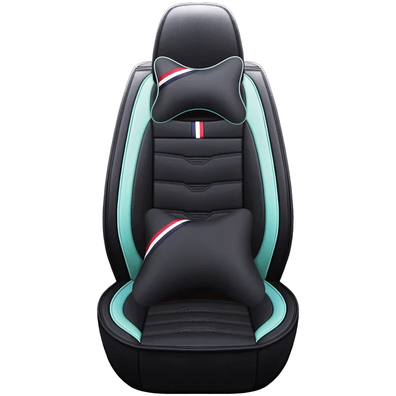 zz Car Accessories Factory Direct  Luxury Universal  PU Leather Car Seat Cover  Full Set universal size car seat covers